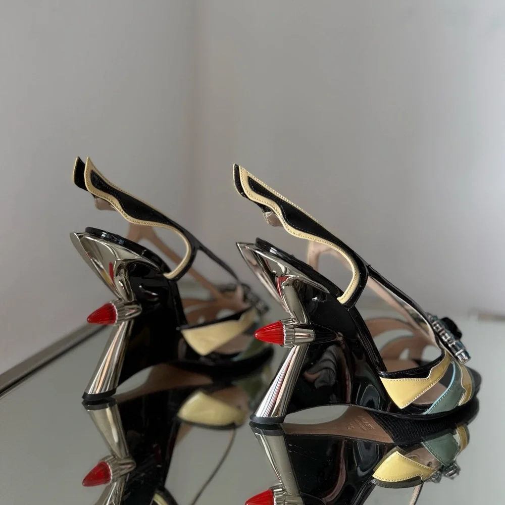 Like new Prada Cadillac Rod Heels Hot Rod Flame 37 - Picture 12 of 17